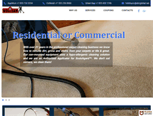 Tablet Screenshot of holidaycleaningservices.com
